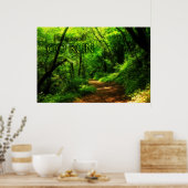 Poster Trouvez-vous Go Run Magic Forest Motivational (Cuisine)