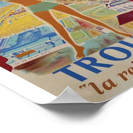 POSTER TROUVILLE (Coin)