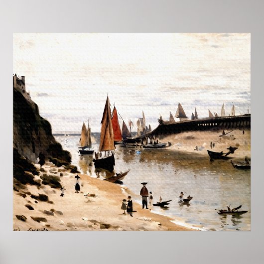 Poster Trouville Breakwater (Devant)