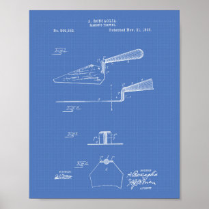 Poster Trowel de Mason 1893 Plan directeur de l'art breve