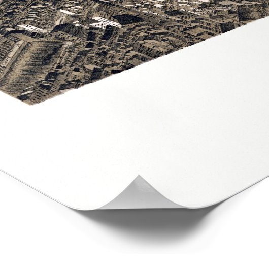 Poster Troy, NY Panoramic Map - 1881 (Coin)