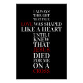 Poster True love (Devant)