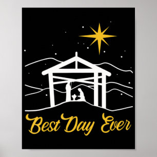 Poster True Story Christmas Jesus Nativity gift, Christia