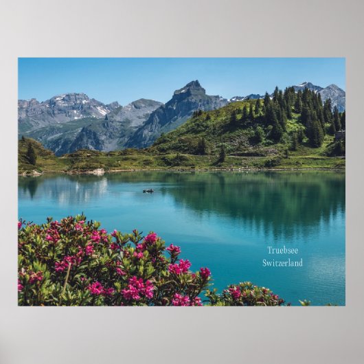 Poster Truebsee, Suisse photographie paysage (Devant)