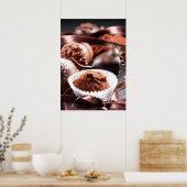 Poster Truffes au chocolat (Cuisine)