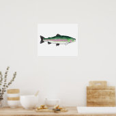 Poster Truite arc-en-ciel (Cuisine)