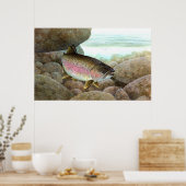 Poster Truite arc-en-ciel (Cuisine)