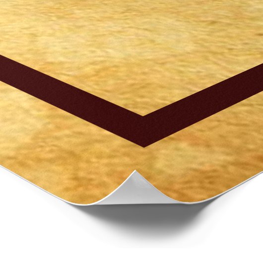 Poster Truite rustique (Coin)