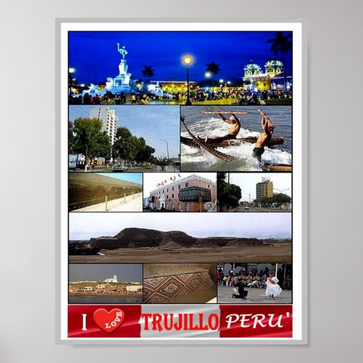 Poster Trujillo I Love - Pérou - (Devant)