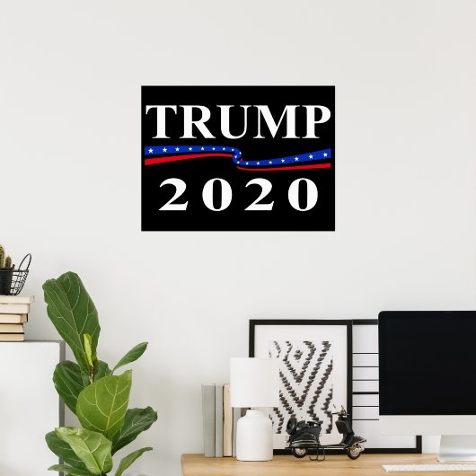 Poster Trump 2020 (Bureau à domicile)