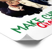 Poster Trump 2020 Noël Fêtes MAGA (Coin)