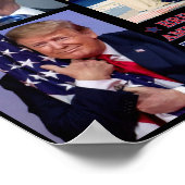 Poster Trump 2020 rétablisse l'Amérique (Coin)