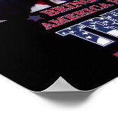 Poster Trump 2020 rétablisse l'Amérique (Coin)