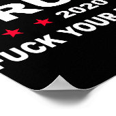 Poster Trump 2020 Vos sentiments (Coin)