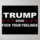 Poster Trump 2020 Vos sentiments (Devant)