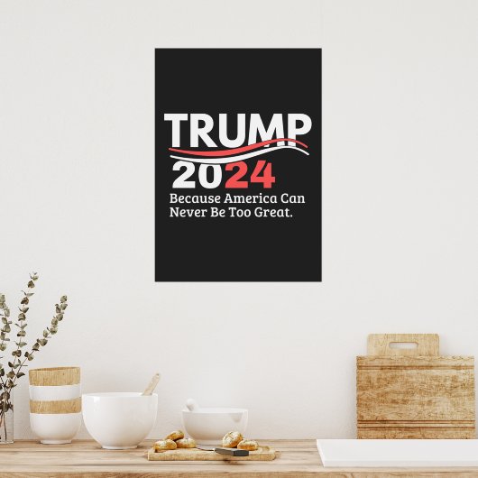 Poster trump 2024 (Cuisine)