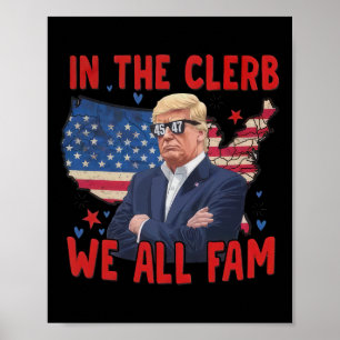 Poster Trump 2024 Dans Le Clerb Nous Fam Tous 45 47 Améri