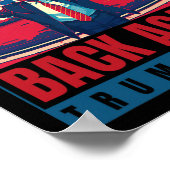 Poster Trump 2024 Devinez qui est à nouveau Citer la chem (Coin)