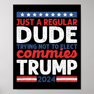 Poster Trump 2024 Donald Trump Vance Juste Un Type Ordina