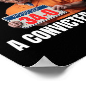 Poster Trump 2024 - élection américaine (Coin)