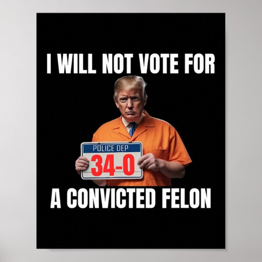 Poster Trump 2024 - élection américaine (Devant)