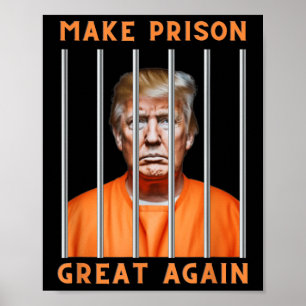 Poster Trump 2024 En Prison