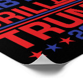 Poster Trump 2024 Exercice By3 (Coin)