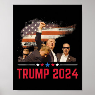 Poster Trump 2024 Hillbilly J.d.vance 2024 Donald