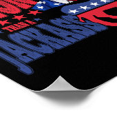 Poster Trump 2024 Je préférerais voter pour un Felon plut (Coin)