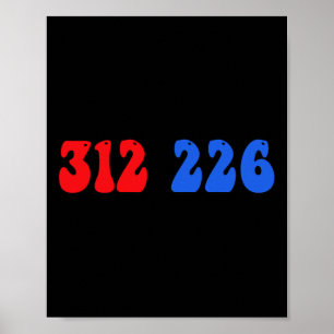 Poster Trump 2024 Lauréat 312 des élections américaines 3