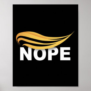 Poster Trump 2024 ne pas être à nouveau drôle Trump 1