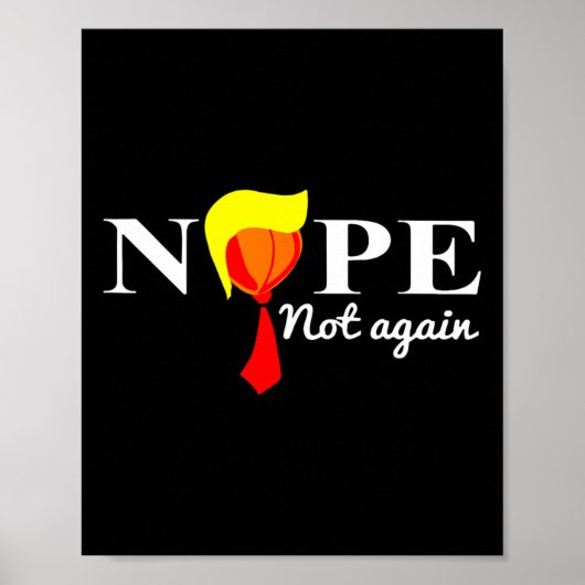 Poster Trump 2024 n'est plus drôle (Devant)