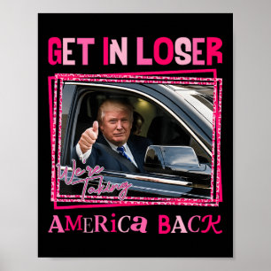 Poster Trump 2024 Perdre L'Amérique, C'Est Revenir