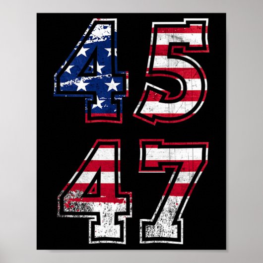 Poster Trump 2024 pour le président (Devant)