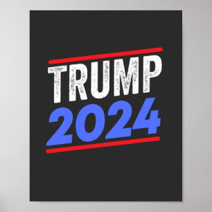 Poster Trump 2024 pour l'élection du président Donald Jr.