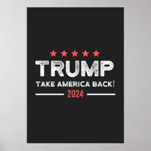 Poster Trump 2024 : Reprendre l'Amérique