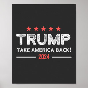 Poster Trump 2024 : Reprendre l'Amérique