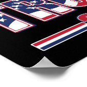 Poster Trump 2024 : Reprendre l'Amérique (Coin)