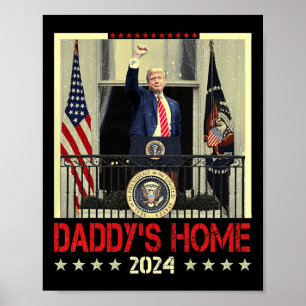 Poster Trump 2024 Reprendre l'Amérique à la maison de pap
