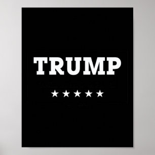 Poster Trump 2024 Reprendre l'Amérique Élection Rouge