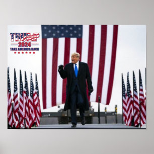 Poster Trump 2024 Reprenez l'Amérique