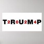 Poster Trump 2024 Rouge (Devant)