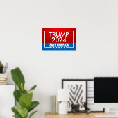 Poster Trump 2024 Save America Graphic (Bureau à domicile)