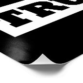 Poster Trump 2024 Toujours Président Élection USA (Coin)