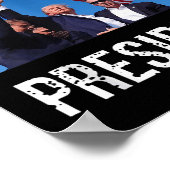 Poster Trump 2024 Voici Mon Président (Coin)