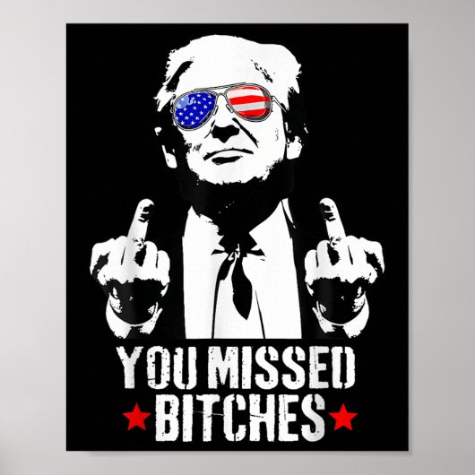 Poster Trump 2024 _ Vous L'Avez Manqué (Devant)