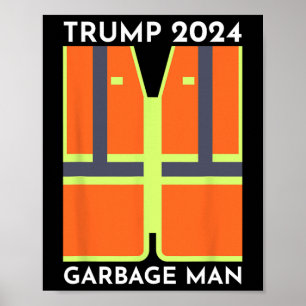 Poster Trump 2025 Garbyge Homme Drôle Garbyge Patriotes S