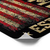 Poster Trump 2028 Vote Donald Trump America Drapeau améri (Coin)