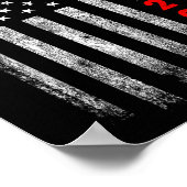 Poster Trump 2028 Vote Donald Trump America Drapeau améri (Coin)