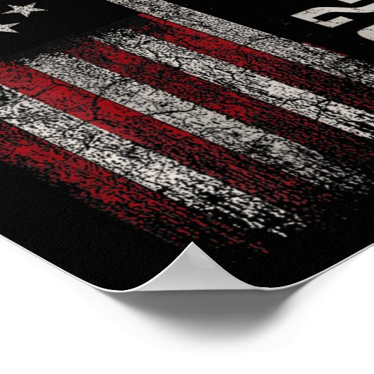 Poster Trump 2028 Vote Donald Trump America Drapeau améri (Coin)